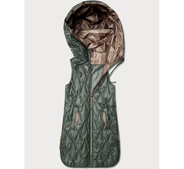 kamizelka damska ze  Goodlookin khaki model 22026362 - S'WEST