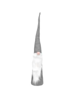 SADA ŠEDÝCH DEKORATIVNÍCH MIKULÁŠŮ 60, 70, 80 CM dětské