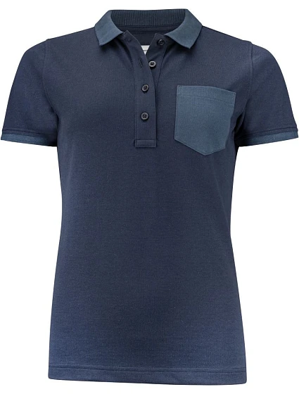 James Harvest Pinedale Polo Women Dámské piqué polo z těžké bavlny "Two-Tone" 62.5039 navy James Harvest Pinedale Polo Women Dámské piqué polo z těžké bavlny "Two-Tone" 62.5039 navy
