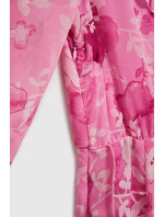 Dámské vzorované šaty MOODO - růžové