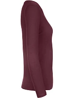 B&C #E190 LSL /women Dámské tričko z těžké bavlny s dl. rukávem model 22496362 burgundy B&C #E190 LSL /women Dámské tričko z těžké bavlny s dl. rukávem model 22496362 burgundy