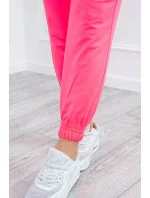 Souprava mikiny s kapucí růžová neonová Souprava mikiny s kapucí růžová neonová