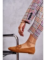 Semišové mokasíny se zdobením velbloudí model 21596166 - Boto