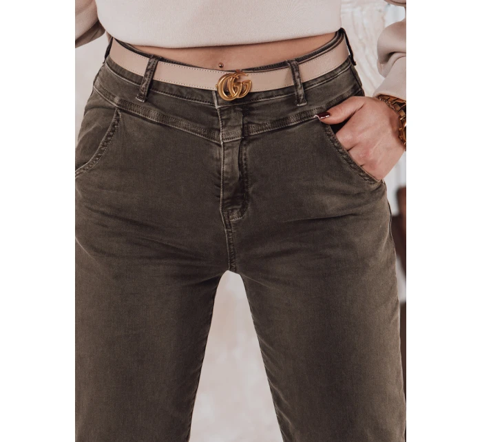 Dámské džínové kalhoty light brown Dstreet model 21983399 - FashionStreet