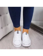 Big Star W FF274024 bílé prolamované nízké tenisky