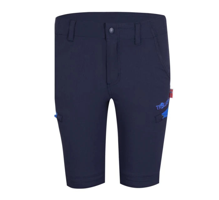 Trollkids Dětské kalhoty Kjerag se zipem chlapec/dívka námořnická modrá/středně modrá (177-117)
