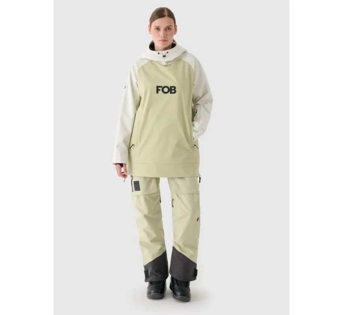 Dámská softshellová snowboardová mikina 5000 s membránou 4F 4FWAW24TSOFF289-44S