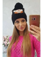 Dámská čepice Owl K340 černá