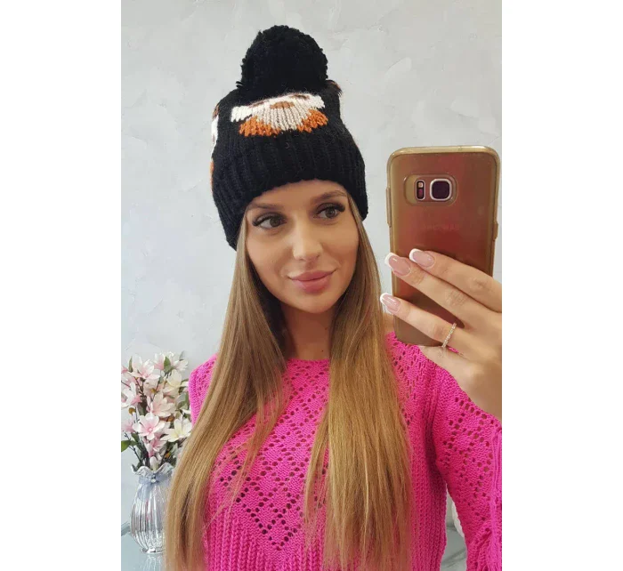 Dámská čepice Owl K340 černá