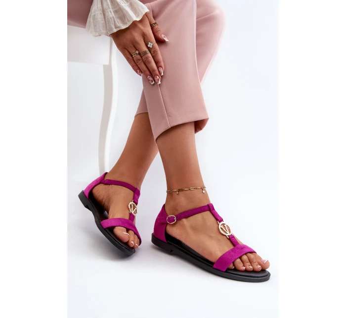 Dámské ploché sandály s model 21660565 - VINCEZA Dámské ploché sandály s model 21660565 - VINCEZA