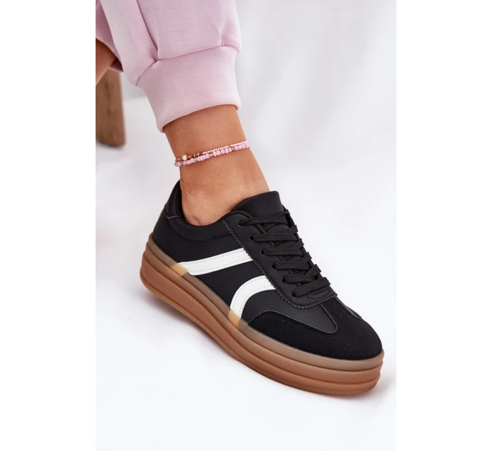 Dámské Tenisky Na Platformě Černé Tolianna Dámské Tenisky Na Platformě Černé Tolianna