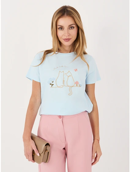 Tričko IR TS R2766.60 světle modré Tričko IR TS R2766.60 světle modré