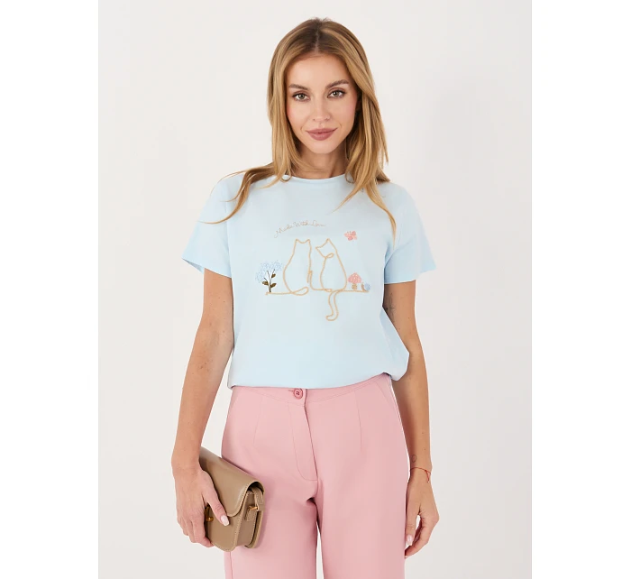 Tričko IR TS R2766.60 světle modré Tričko IR TS R2766.60 světle modré