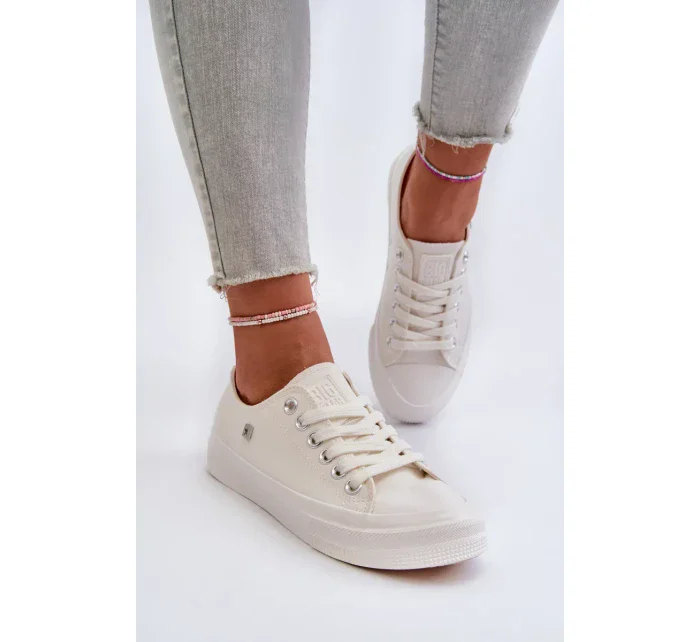 Klasické dámské tenisky Big Star Bílé Klasické dámské tenisky Big Star Bílé