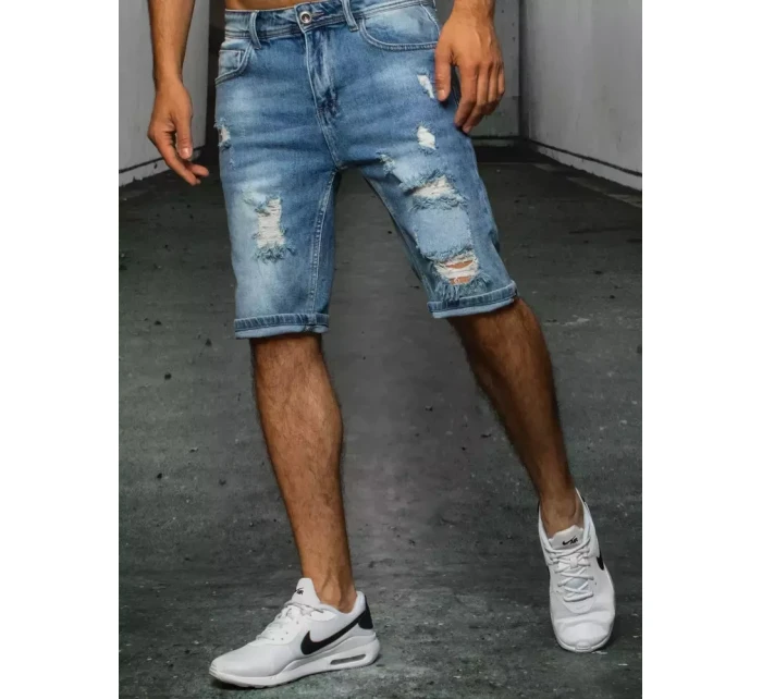 FashionStreet pánské modré džínové šortky SX1516 FashionStreet pánské modré džínové šortky SX1516