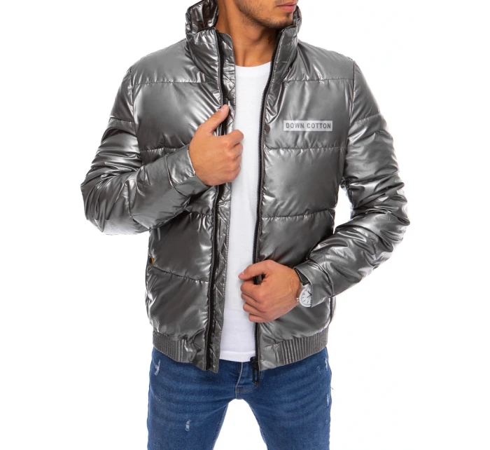 Pánská zimní bunda tmavě šedá FashionStreet TX3860