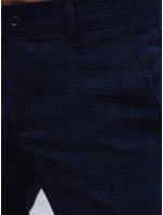 Pánské tmavě modré kalhoty pro volný čas FashionStreet UX4387