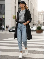 Dámská přechodná bunda parka černá FashionStreet TY5556 Dámská přechodná bunda parka černá FashionStreet TY5556