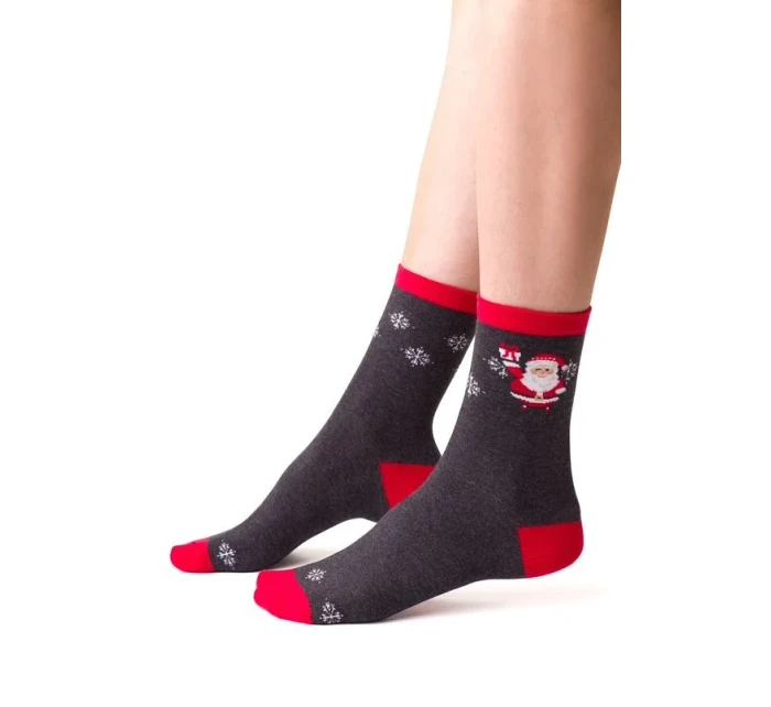 Ponožky Steven art.136 Świąteczne damskie 35-40