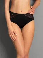 Selena kalhotky vyšší+ 1374 black - RosaFaia