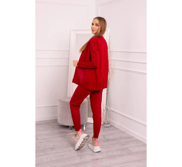 Sada svetrů 3-dílná červená
