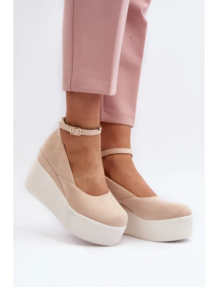 Dámské espadrilky na podrážce světle béžové model 21648498 - Boto