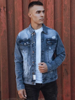 Pánská modrá džínová bunda FashionStreet TX4853