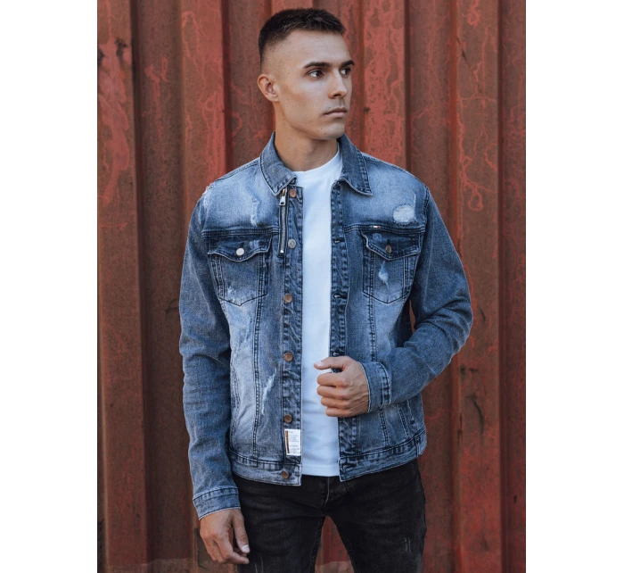 Pánská modrá džínová bunda FashionStreet TX4853