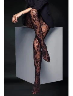 Veneziana Fiori 20 den punčocháče 5-XL