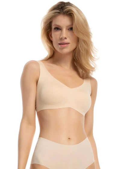 Fitness top Infinity beige - JULIMEX