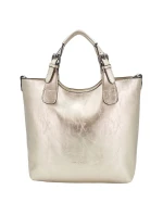 Módní zlatá dámská kabelka 2QAAG - Ines Delaure