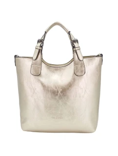 Módní zlatá dámská kabelka 2QAAG - Ines Delaure