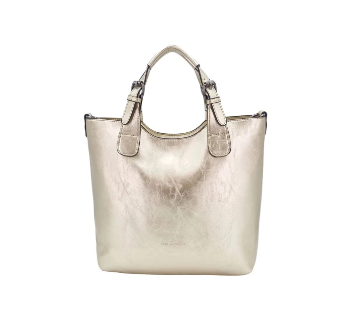 Módní zlatá dámská kabelka 2QAAG - Ines Delaure