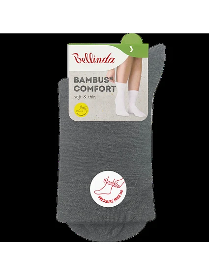 Dámské bambusové ponožky BAMBUS model 21890736 COMFORT SOCKS  šedá - Bellinda