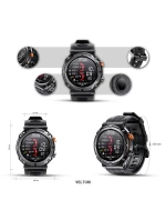 VELTORI VT130-1 Smartwatch Černý silikonový řemínek