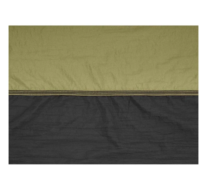 TURISTICKÁ HOUPACÍ SÍŤ PRO 2 OSOBY 270X140CM ZELENÁ ČERNÁ