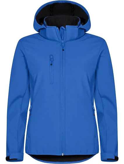 Clique Classics Softshell Hoody W Dámská 3-vrstvá softshellová bunda s kapucí 67.0917 royal blue Clique Classics Softshell Hoody W Dámská 3-vrstvá softshellová bunda s kapucí 67.0917 royal blue