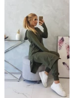 Sada mikin s delší stranou khaki barvy