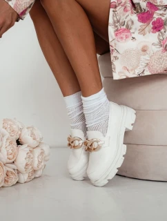 Dámské Bavlněné Ponožky S model 21679111 Bílé - Milena