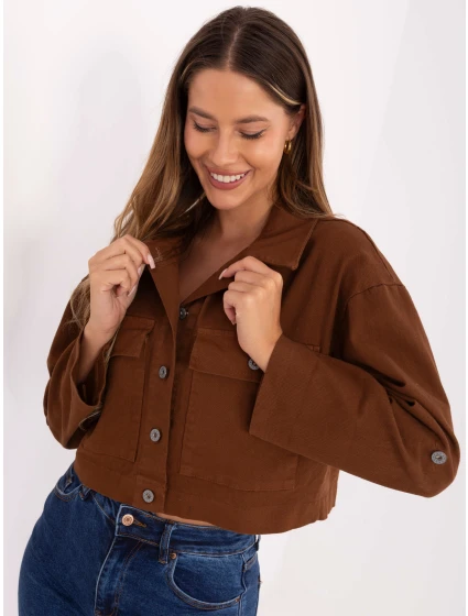 IT KR bunda FL7029.72 světle hnědá IT KR bunda FL7029.72 světle hnědá