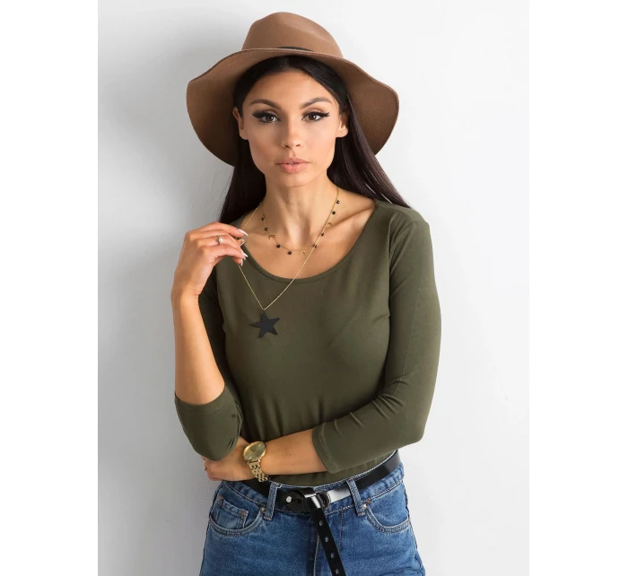 Bluzka RV BZ model 21153727 khaki - FPrice Bluzka RV BZ model 21153727 khaki - FPrice