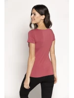 Halenka Carla s krátkým rukávem model 17596080 pink - Babell Halenka Carla s krátkým rukávem model 17596080 pink - Babell
