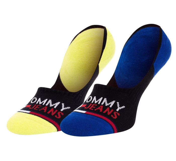 Tommy Hilfiger Jeans 2Pack Socks 100000403 Black/Yellow