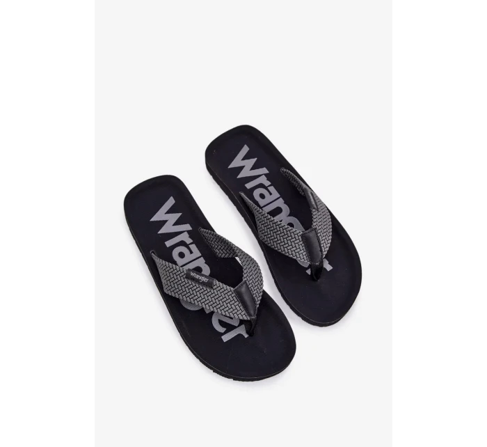 Pánské žabky WRANGLER ZANE FLIPFLOP MEN LOW – šedé Pánské žabky WRANGLER ZANE FLIPFLOP MEN LOW – šedé