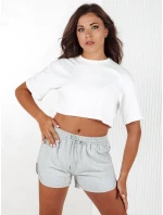 Dámské teplákové šortky GO SPORT light grey FashionStreet SY0322