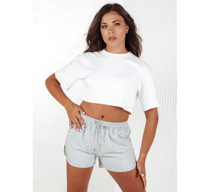 Dámské teplákové šortky GO SPORT light grey FashionStreet SY0322