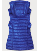 Prošívaná lesklá dámská vesta v chrpové barvě model 9082793 - Libland