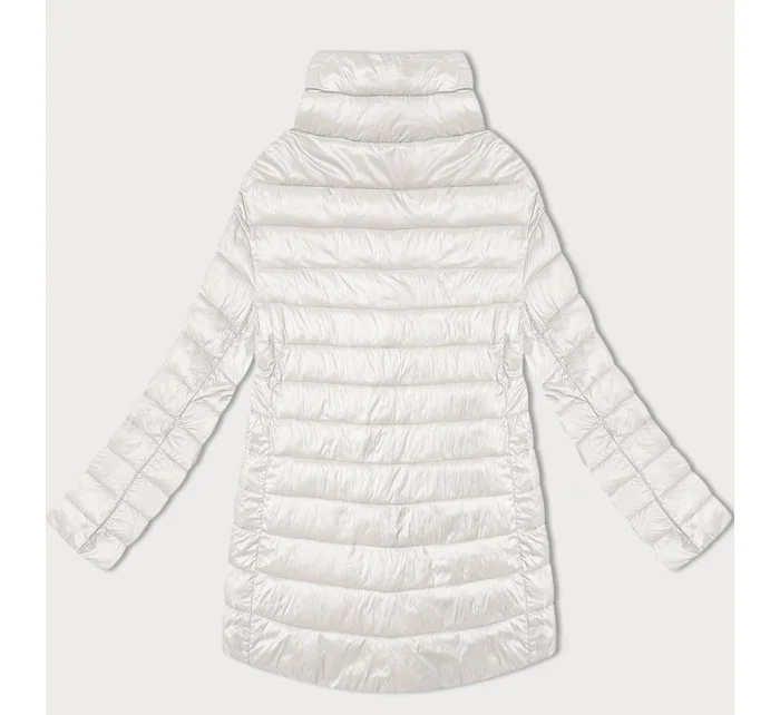 Dámská prošívaná bunda v barvě ecru se stojáčkem model 21042285 - MINORITY