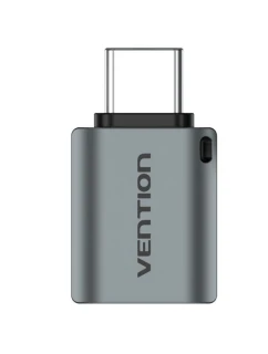 Vention USB-C na USB-A USB 3.0 OTG adaptér šedý z hliníkové slitiny