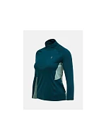 Dámské tričko PEAK PERFORMANCE W Core Half Zip Baselayer, zelená barva